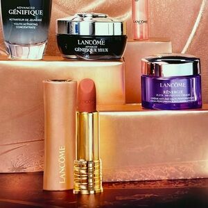 🎉🎉LANCÔME®Gorgeous Full Set of Face Products W/a Beautiful Rose Bag $650…